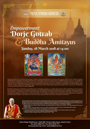 Empowerment Dorje Gotrab and Buddha Amitayus