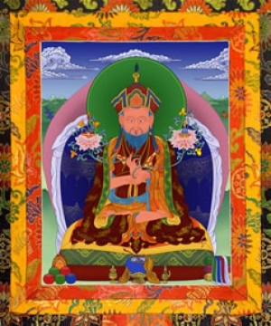 The First Throne Holder  Vidhyadhara Kunzang Sherab